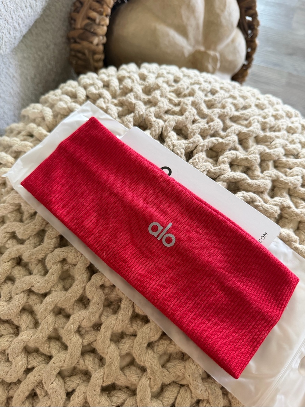 Yoga Red Stretch Headband